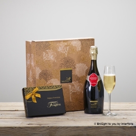 Gosset Brut Champagne Grande Reserve & Belgian Chocolates Gift Set