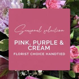 Seasonal Selection Pink Purple and Cream